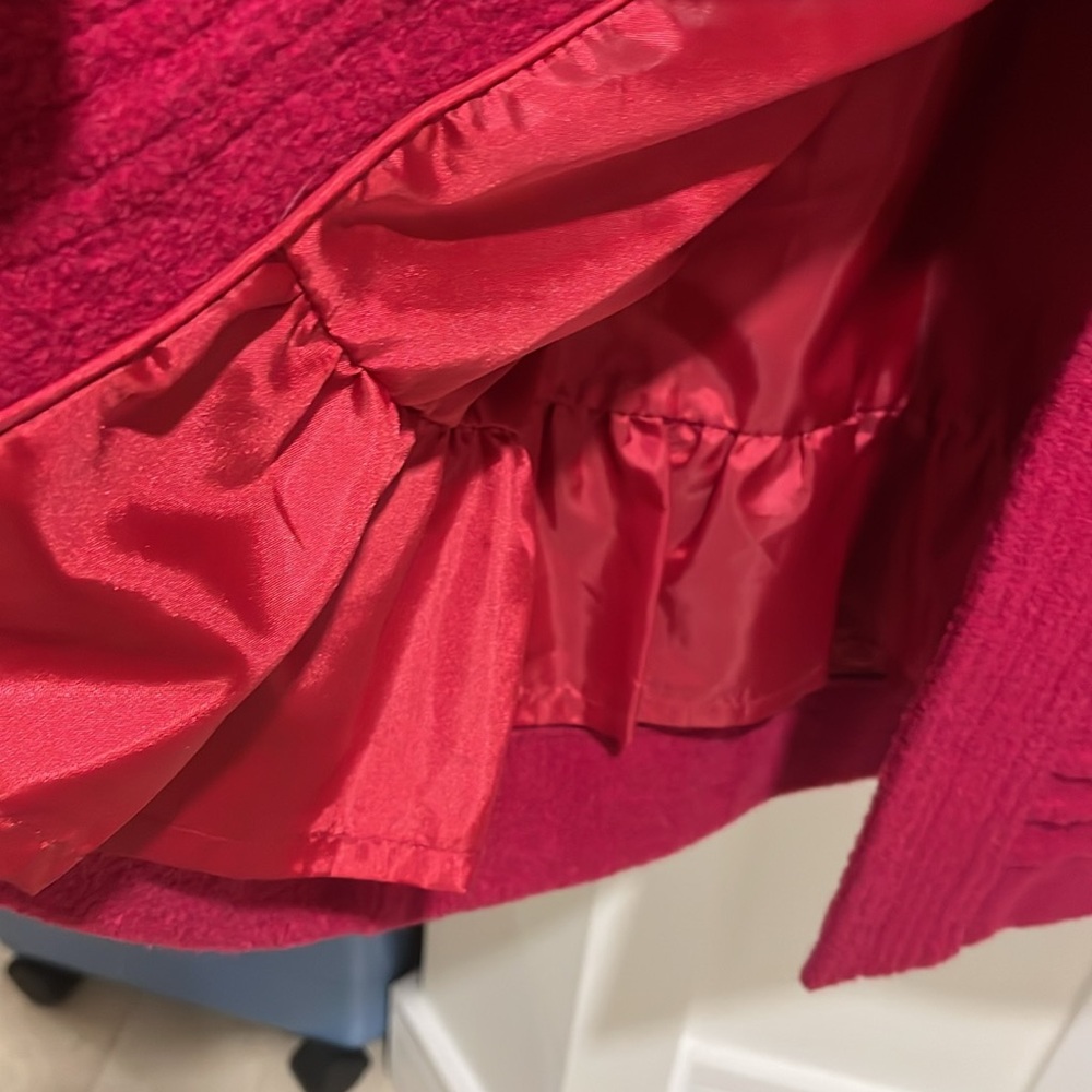 PRIORITIES RASPBERRY WOOL BLEND COAT - Picture 4 of 11